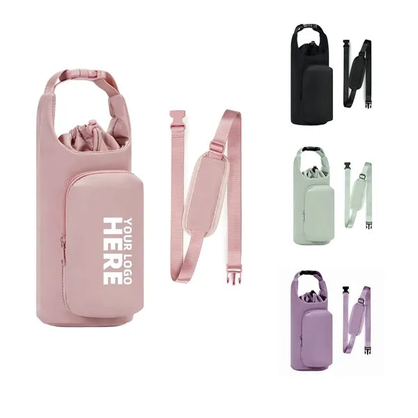 Outdoor Portable Crossbody Water Bottle Insulation Cover