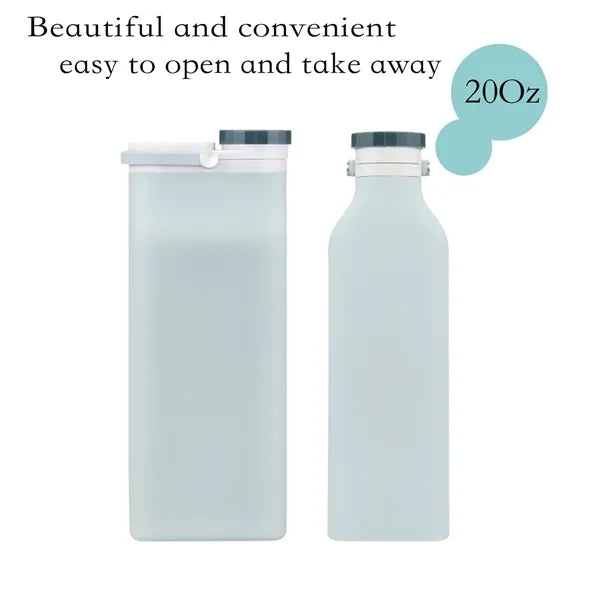 20OZ Foldable Portable Roll-Up Water Bottle