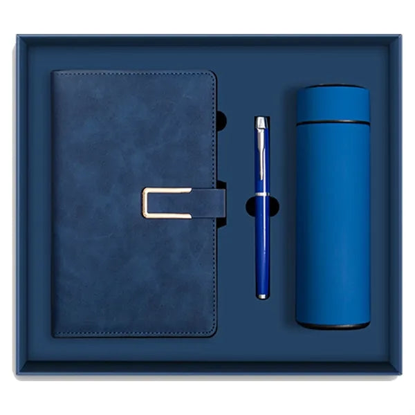 Deluxe A5 Notebook Pen Gift Set w/ Water Bottle