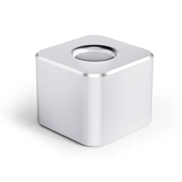 Aluminum Square Pen Holder With Non-Slip Base