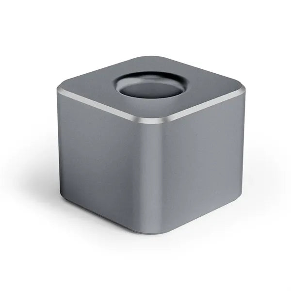 Aluminum Square Pen Holder With Non-Slip Base