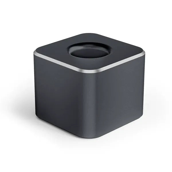 Aluminum Square Pen Holder With Non-Slip Base
