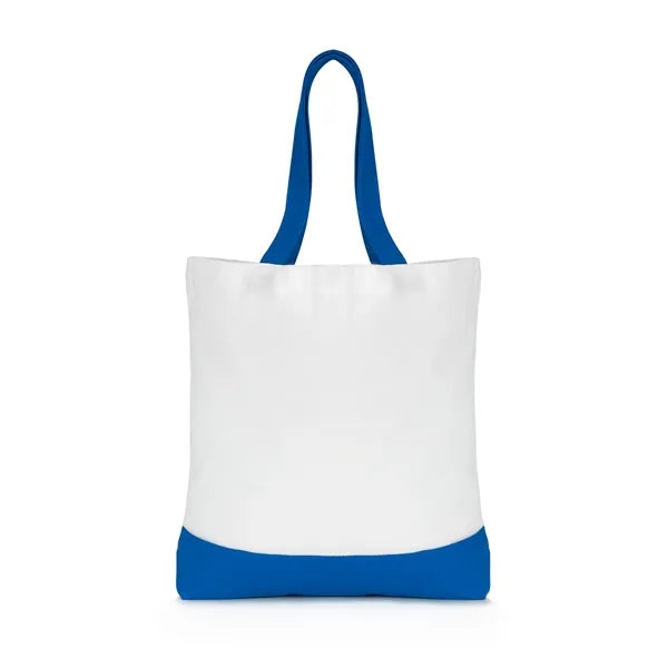 12 oz. Heavy-Duty Two-Tone Canvas Tote Bag