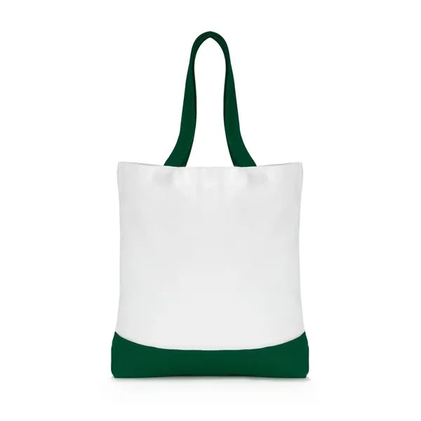 12 oz. Heavy-Duty Two-Tone Canvas Tote Bag