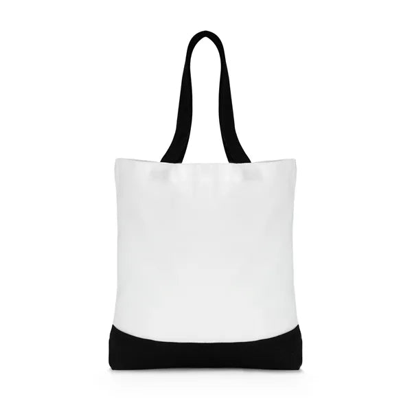 12 oz. Heavy-Duty Two-Tone Canvas Tote Bag