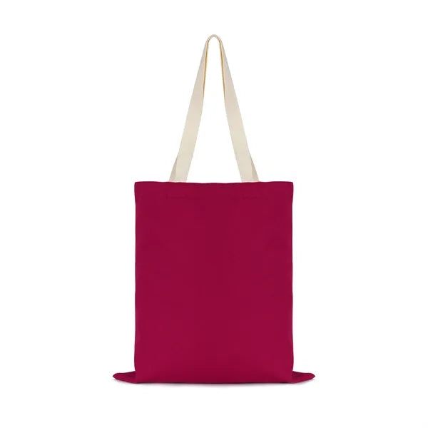 12 oz. Two-Tone 100% Cotton Canvas Tote Bag