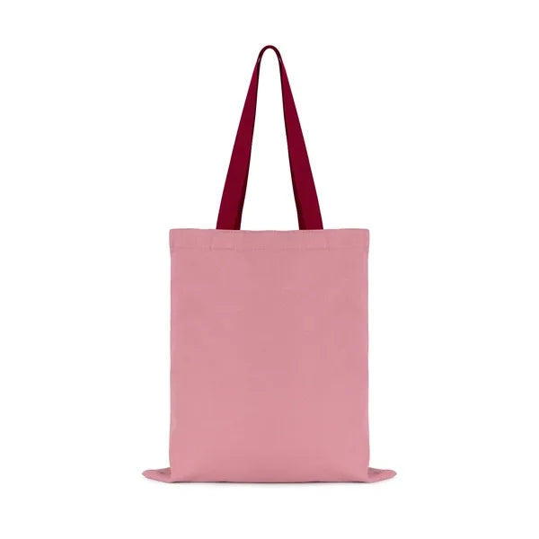 12 oz. Two-Tone 100% Cotton Canvas Tote Bag