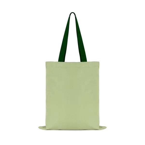 12 oz. Two-Tone 100% Cotton Canvas Tote Bag