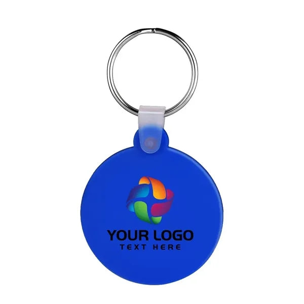 Round Shaped Silicone Keychain