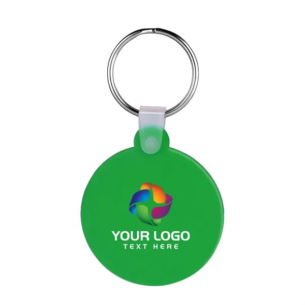 Round Shaped Silicone Keychain