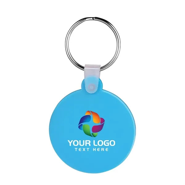 Round Shaped Silicone Keychain