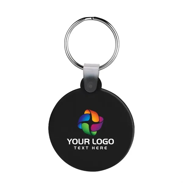 Round Shaped Silicone Keychain