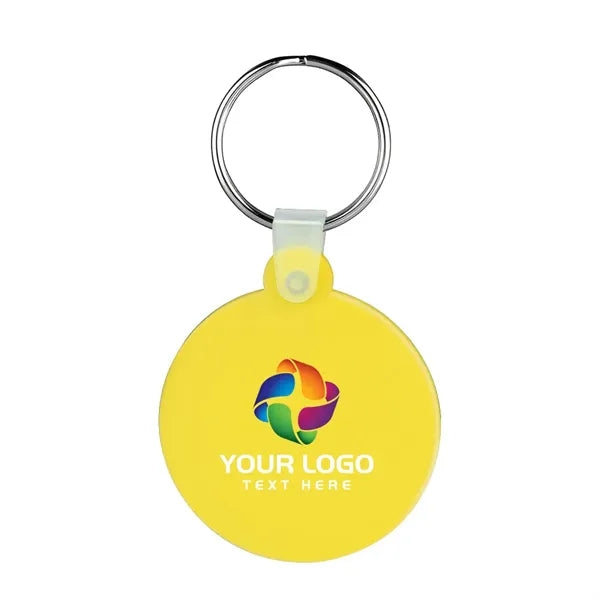 Round Shaped Silicone Keychain