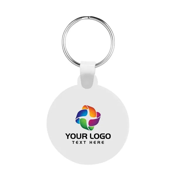 Round Shaped Silicone Keychain