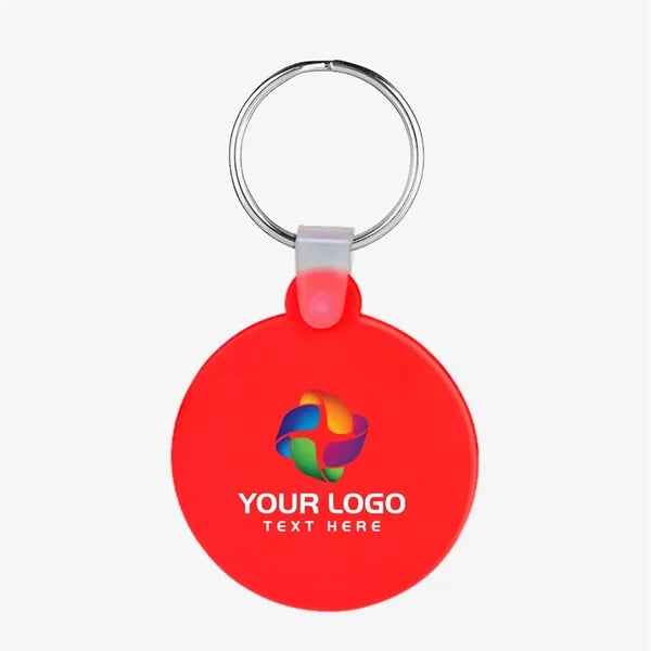 Round Shaped Silicone Keychain