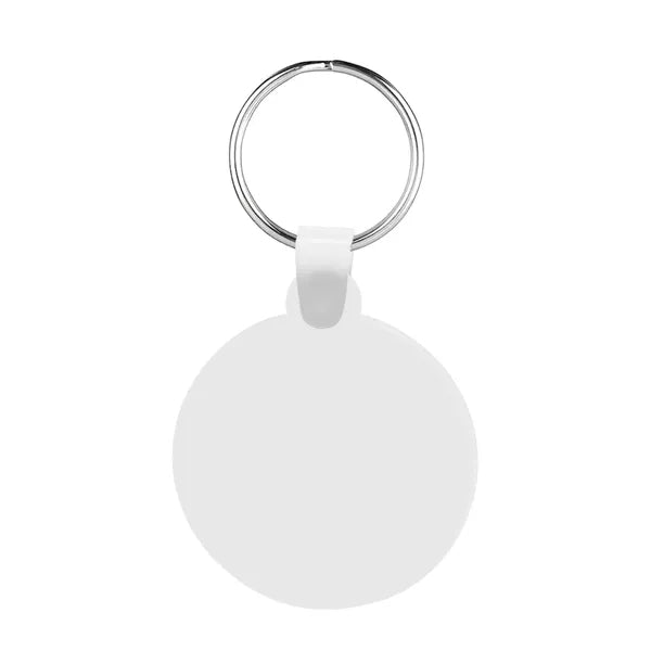 Round Shaped Silicone Keychain