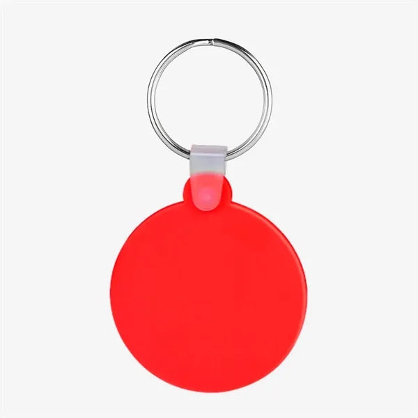 Round Shaped Silicone Keychain