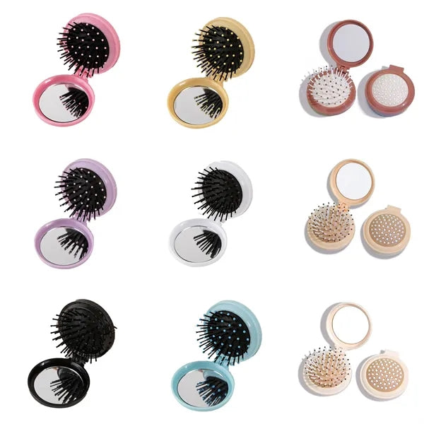 Hair Brush With Mirror