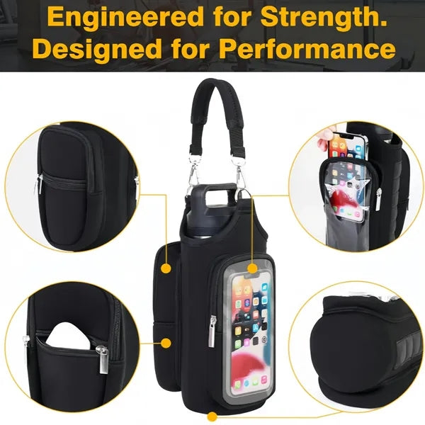 Magnetic Gym Bag Water Bottle
