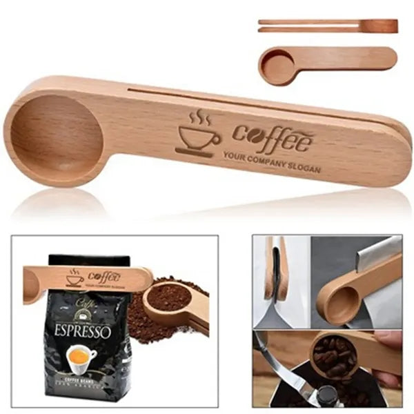 Wooden Coffee Spoon with Clip