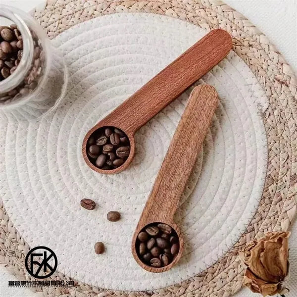 Wooden Coffee Spoon with Clip