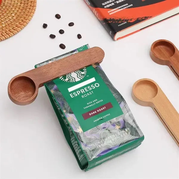 Wooden Coffee Spoon with Clip