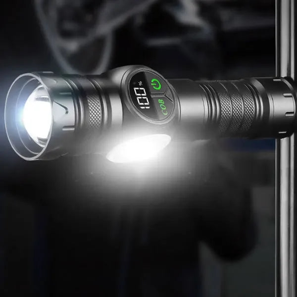 Multifunctional Digital Display Flashlight Magnetic Suction