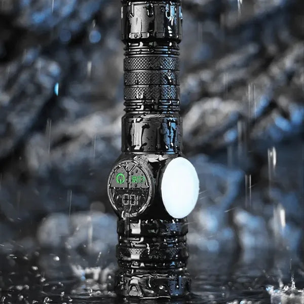 Multifunctional Digital Display Flashlight Magnetic Suction