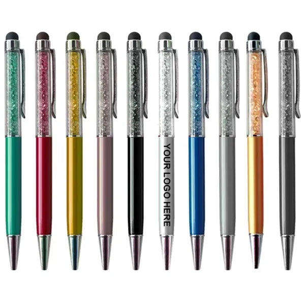 Crystal Bling Pen with Stylus