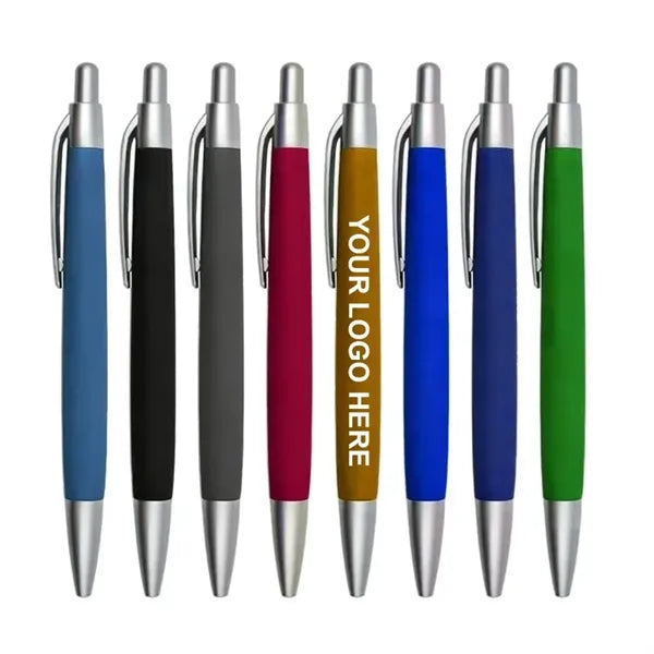 Plastic Click Action Writing Ballpoint Pen
