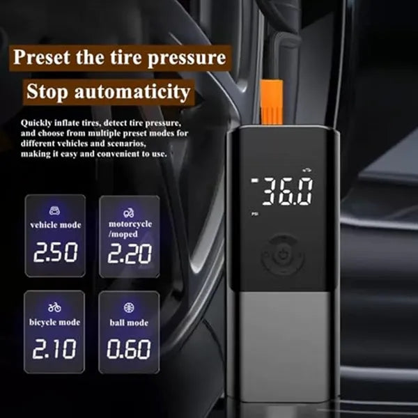 Portable Handheld Car-Mounted Wired Charging Air Pump