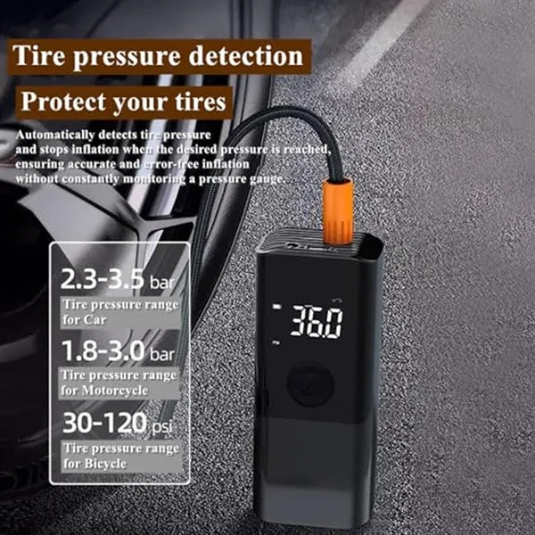Portable Handheld Car-Mounted Wired Charging Air Pump