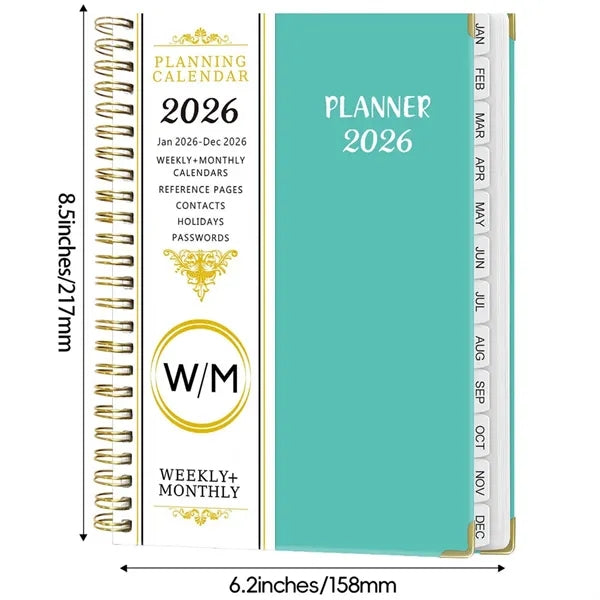 Planner 2026 Weekly Monthly