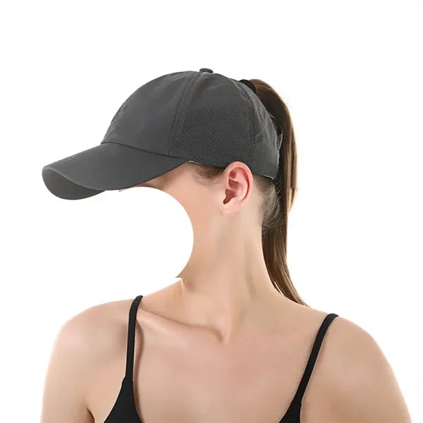 Women Criss Cross Ponytail Baseball Cap