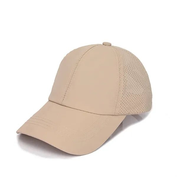 Women Criss Cross Ponytail Baseball Cap