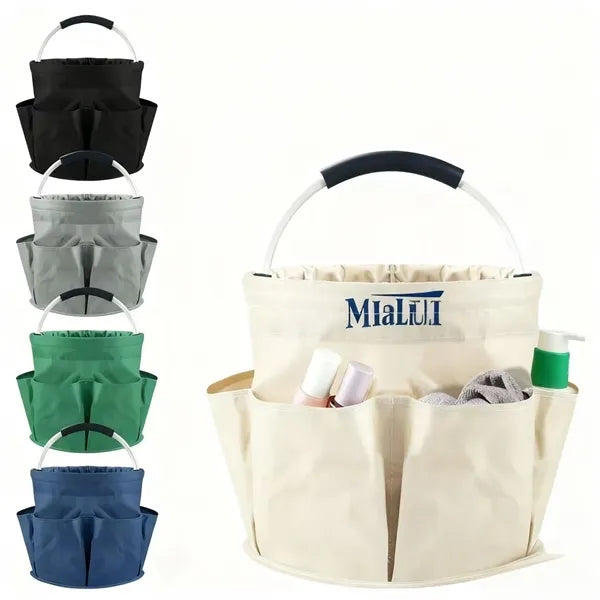 Foldable portable hand basket