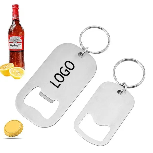 Durable Stainless Steel Bottle Opener Keychain