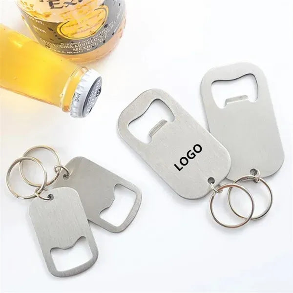 Durable Stainless Steel Bottle Opener Keychain