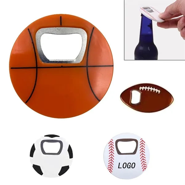 Sports Ball Shaped Magnetic Beer Bottle Opener