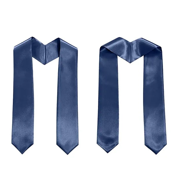 Plain Graduation Stole Sash 60 Inch Long