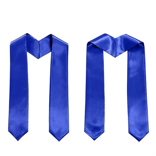 Plain Graduation Stole Sash 60 Inch Long
