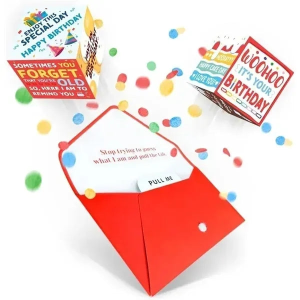 Gift Card 3d Surprise And Confetti Explosion Prank