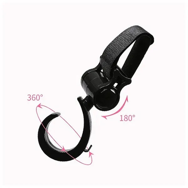 Universal Rotating Plastic Baby Stroller Hook