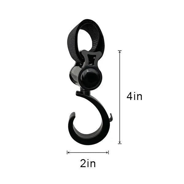 Universal Rotating Plastic Baby Stroller Hook