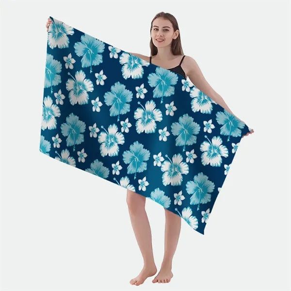 Full Color Dye Sublimation Custom Beach Towel