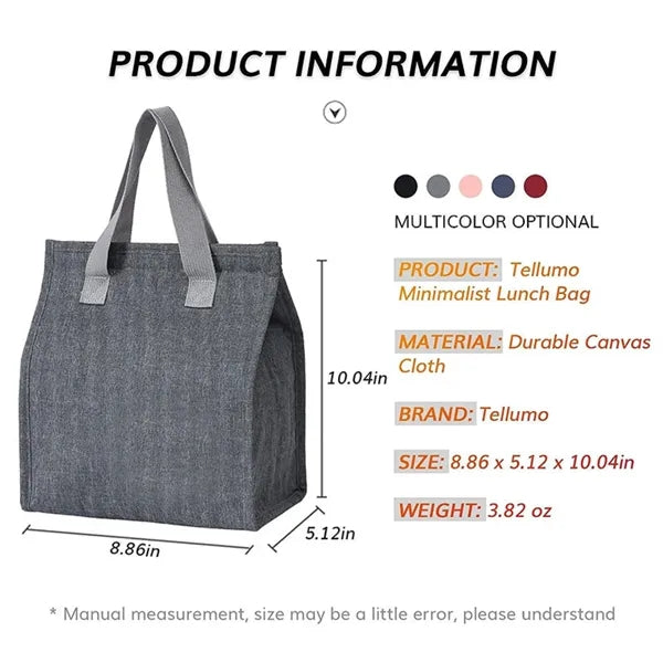 Thermal Lunch Cooler Tote With Dual Carry Handles