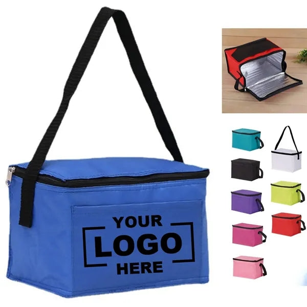 600 Denier Insulated 6-Can Cooler Tote Bag