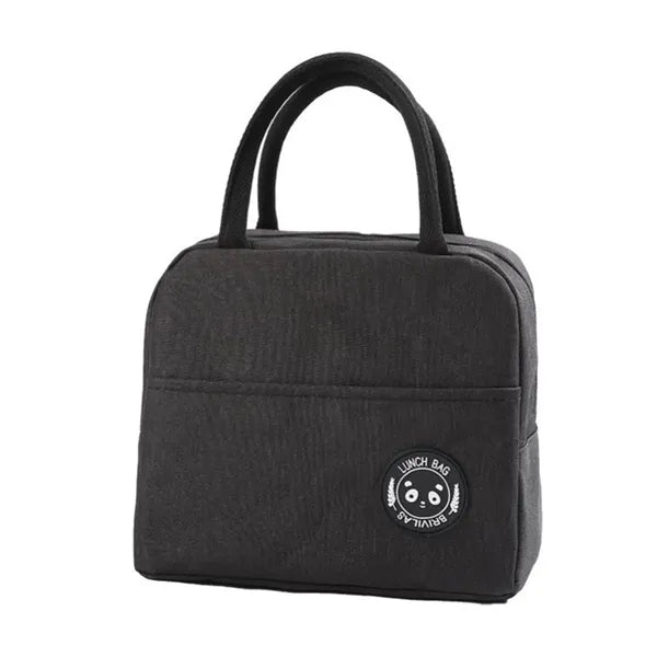 Insulated Oxford Fabric Lunch Bag With Front Pocket