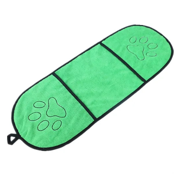 Super Absorbent Pet Drying Towel With Hand Pockets