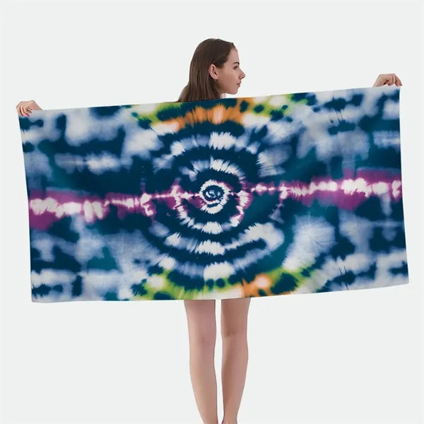 Full Color Dye Sublimation Custom Beach Towel